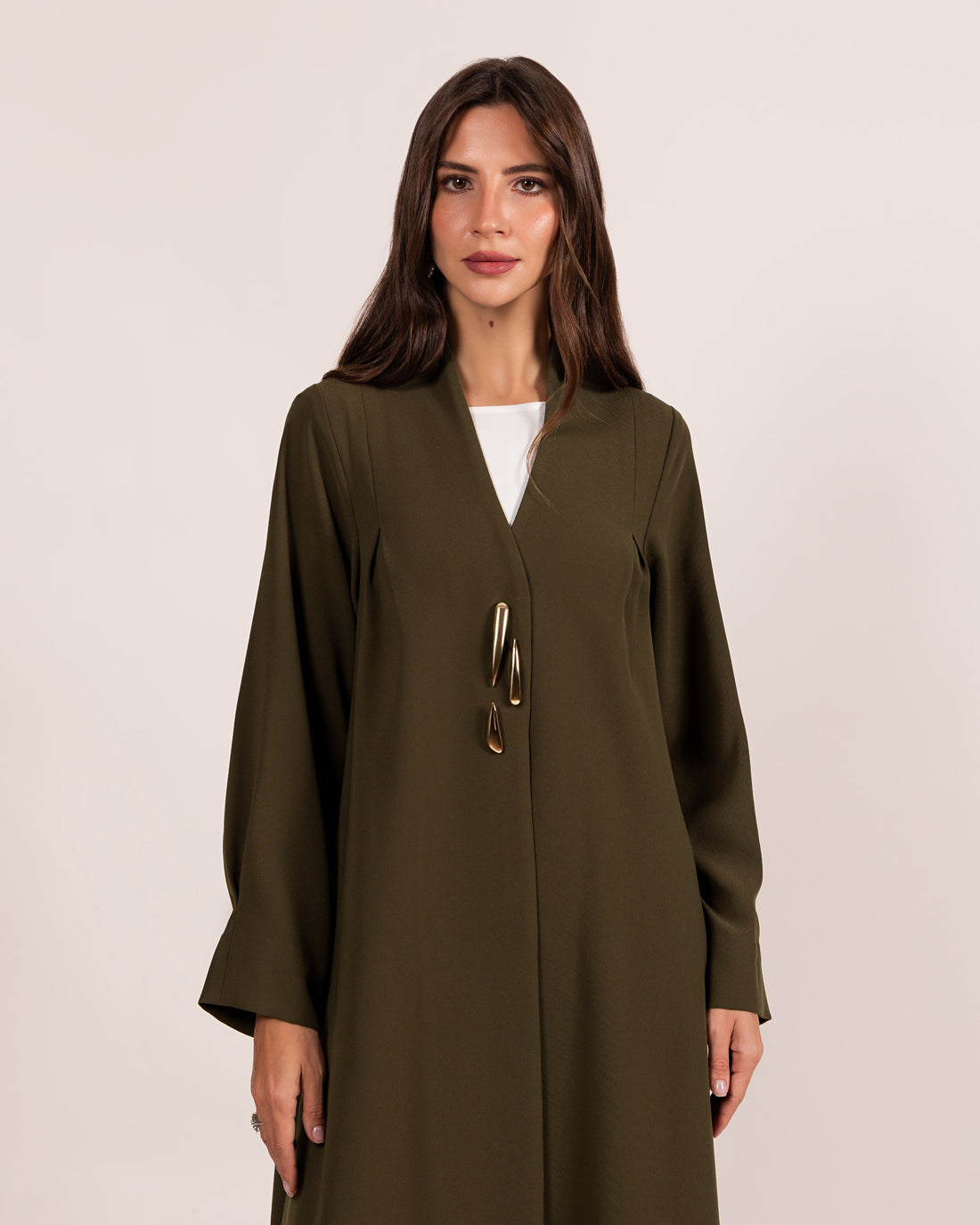 Shamsa Abaya _ Olive Green