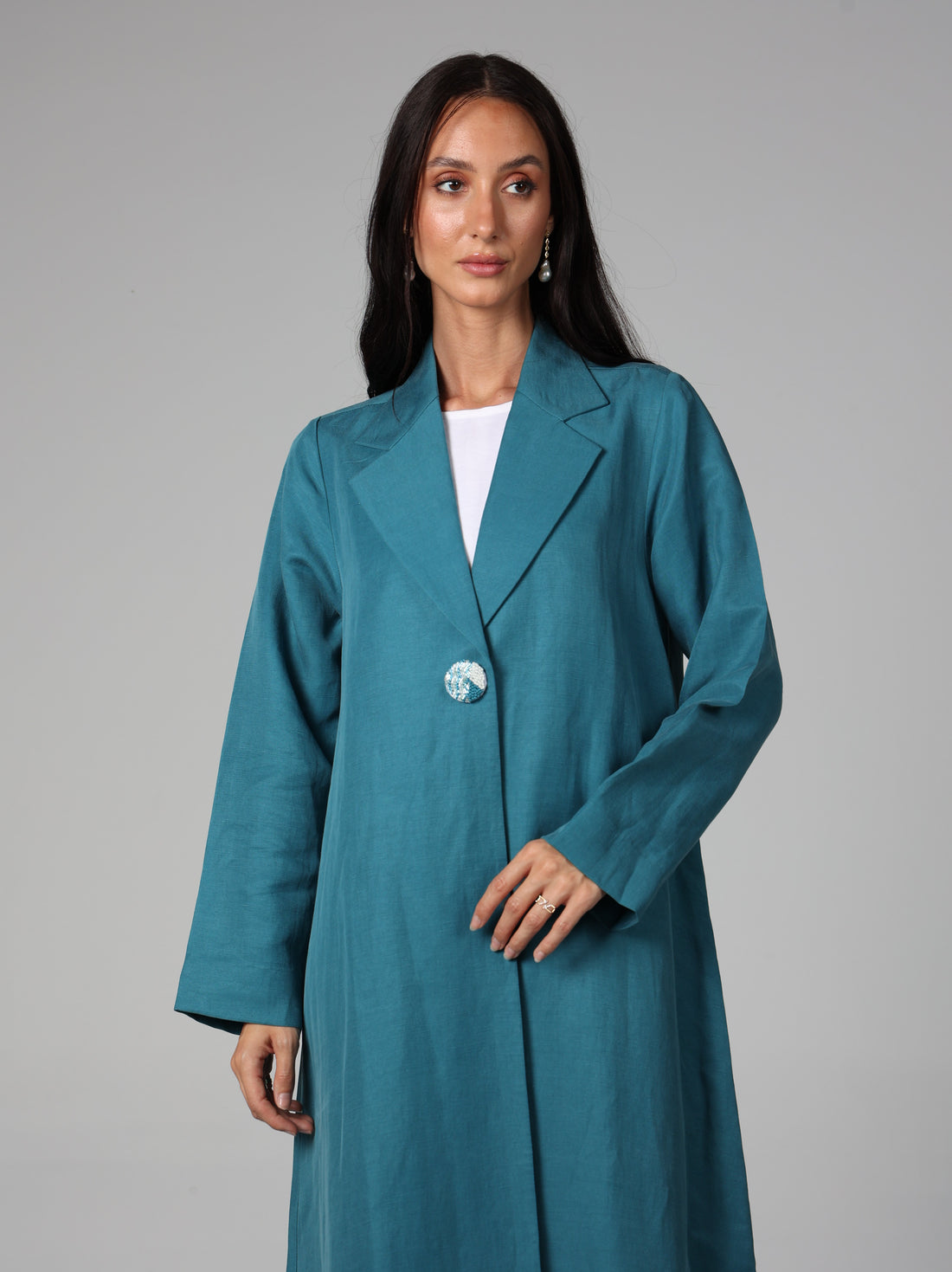 Rain Abaya - Royal Teal