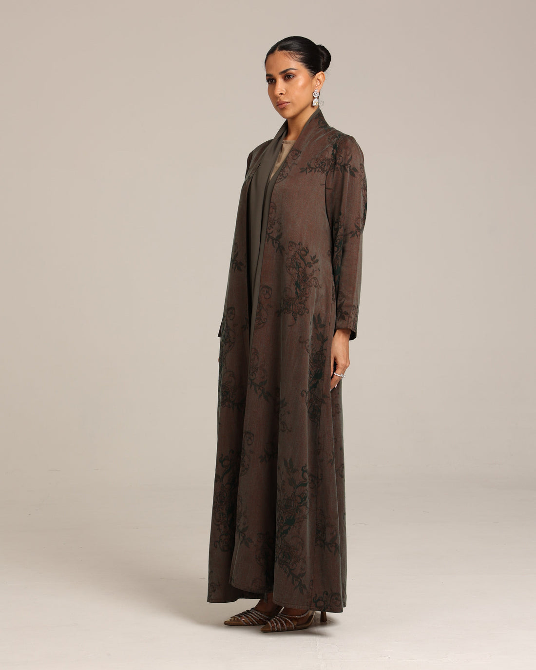 Asil Cupro Jacquard Abaya