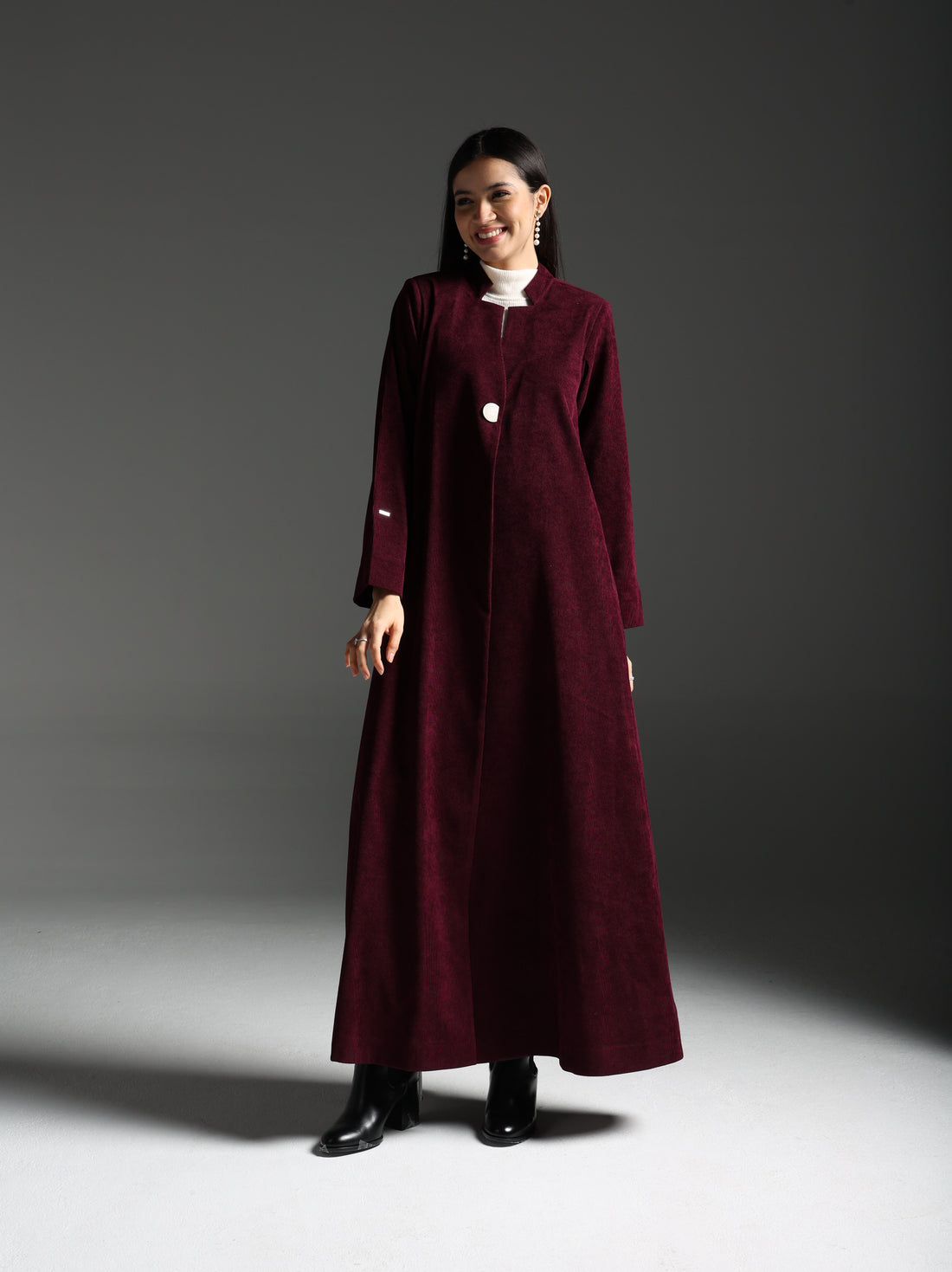 Al Anoud Abaya — Burgundy