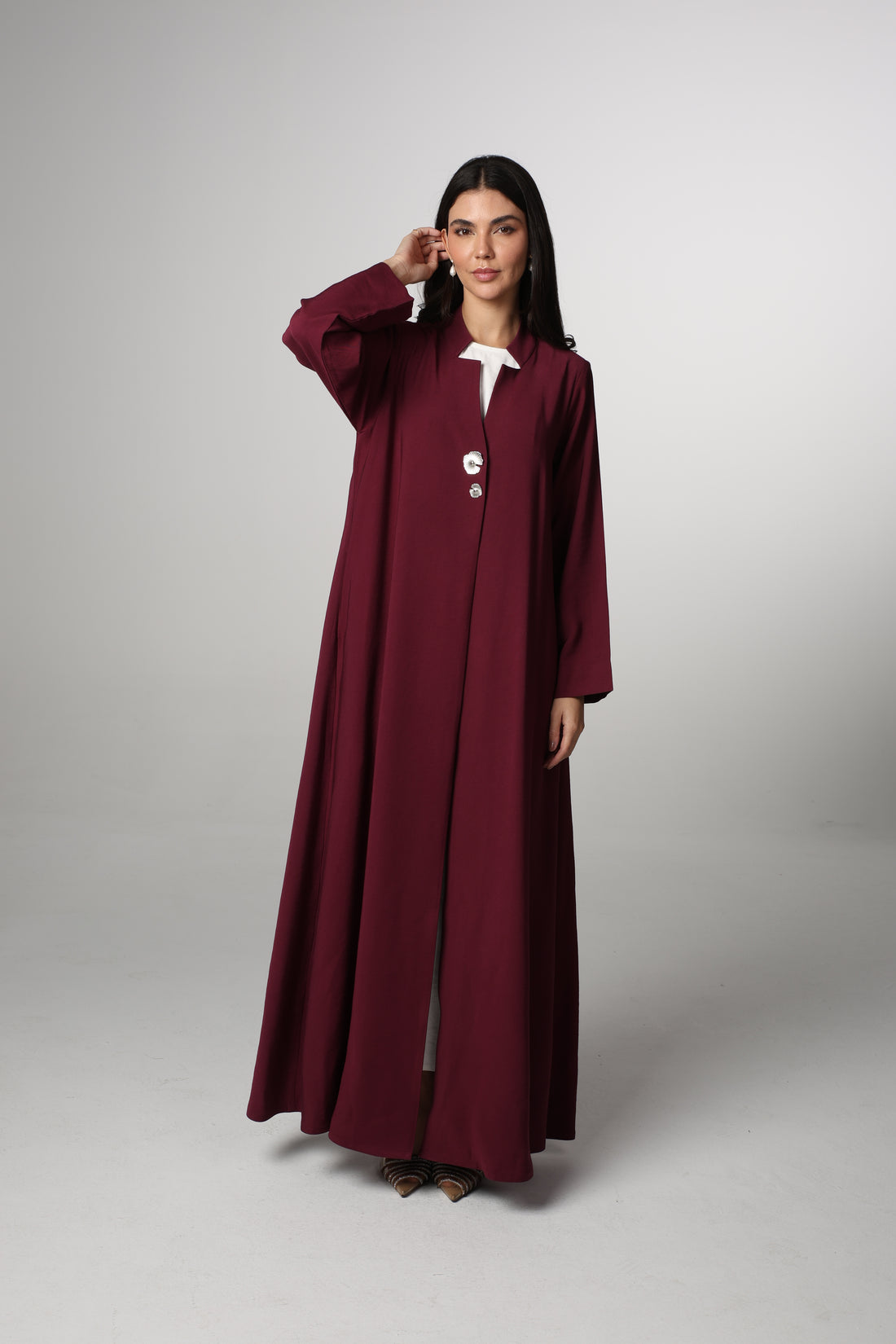 Zina Abaya - burgundy
