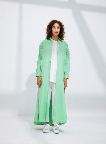 Lama Long Shirt Set - Green