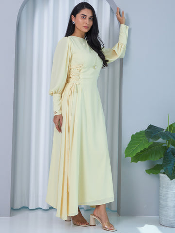 Annabella Dress — Yellow