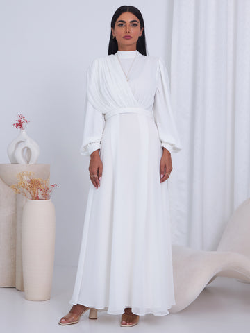 Jessica Dress — Off White