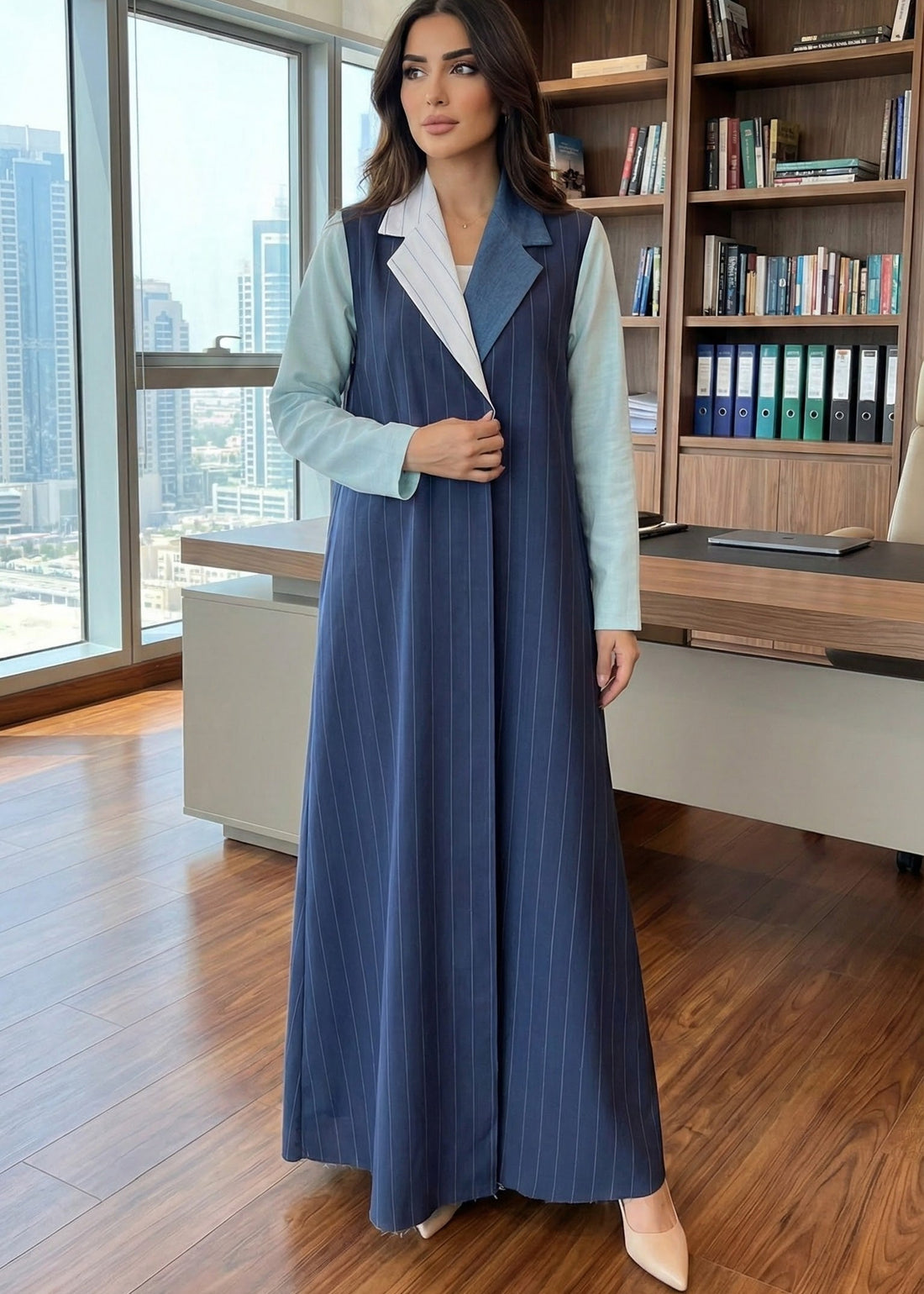 Rahaf Linen Mix Abaya