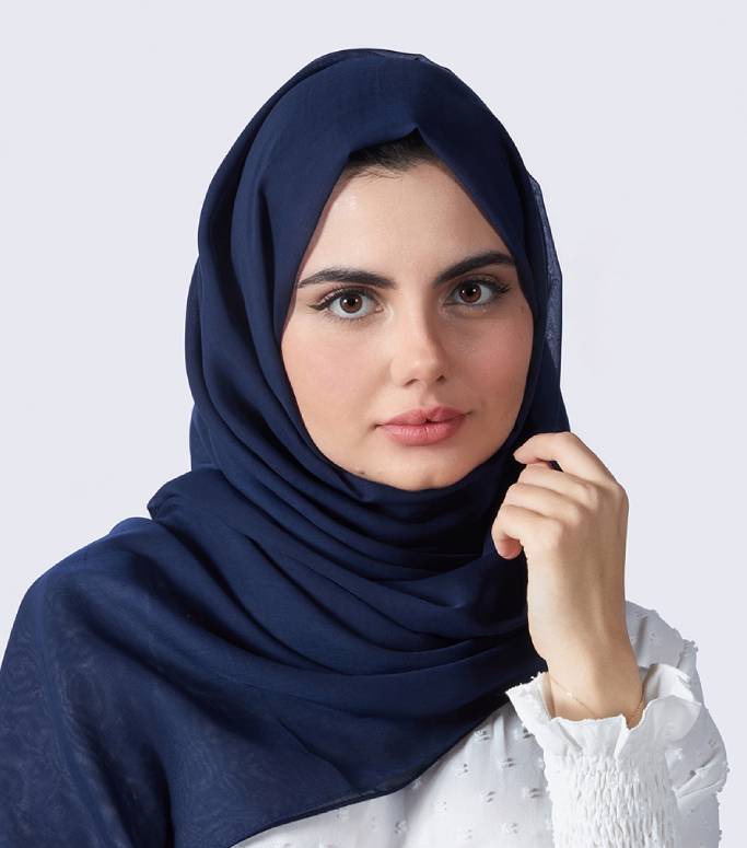 Zaya Cotton Chiffon Hijabs — Set of Three