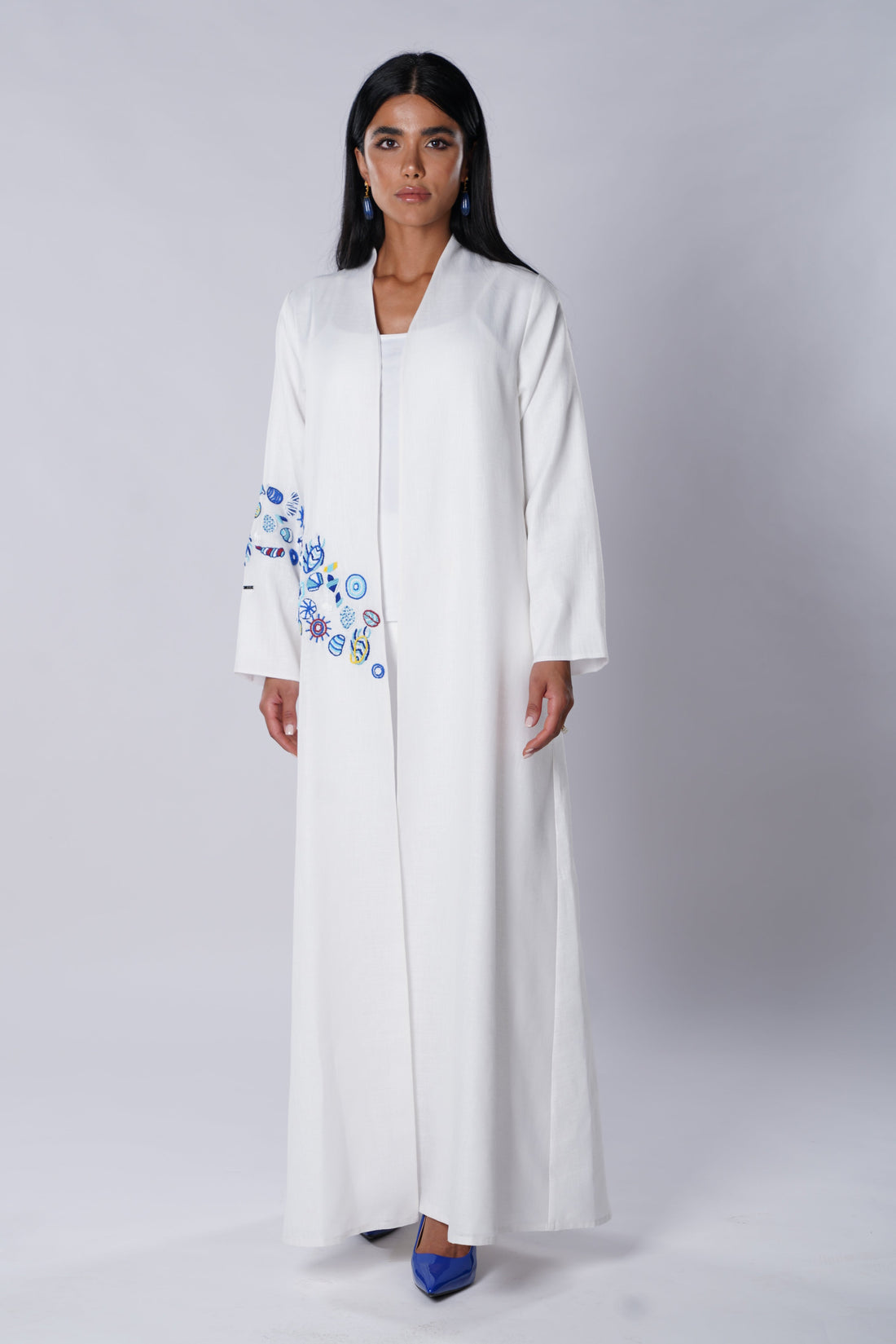 Coralia Linen Abaya