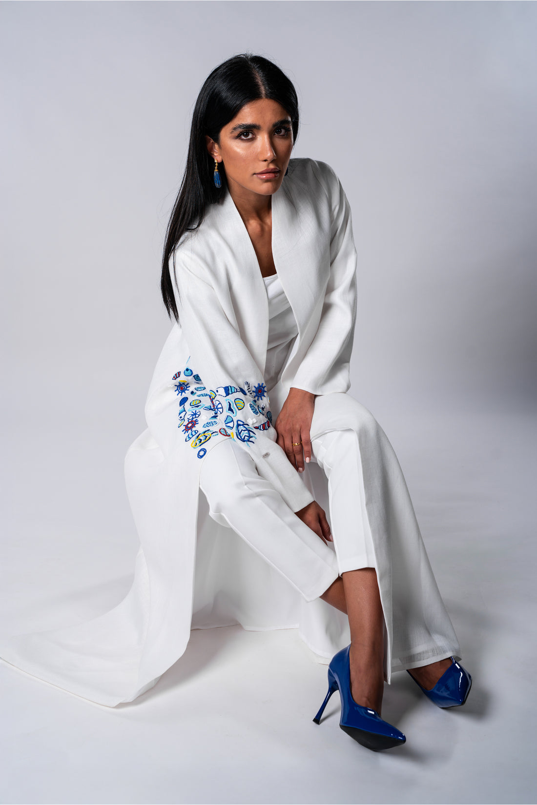 Coralia Linen Abaya