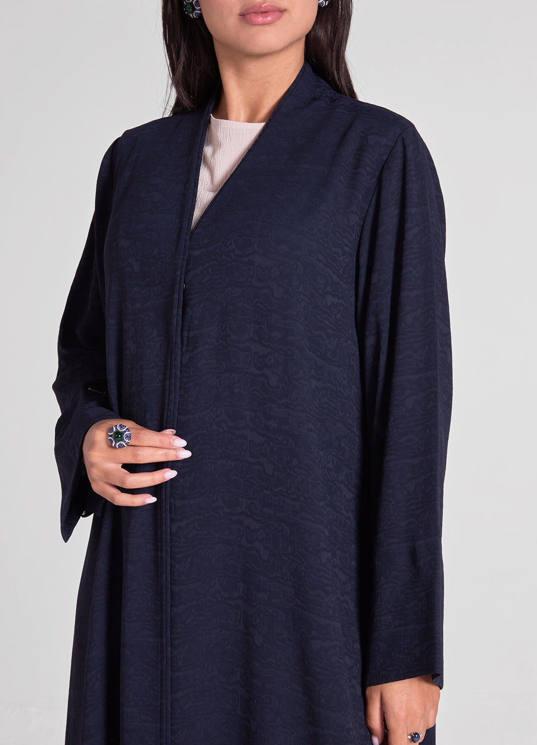 Asma Abaya — Navy Blue