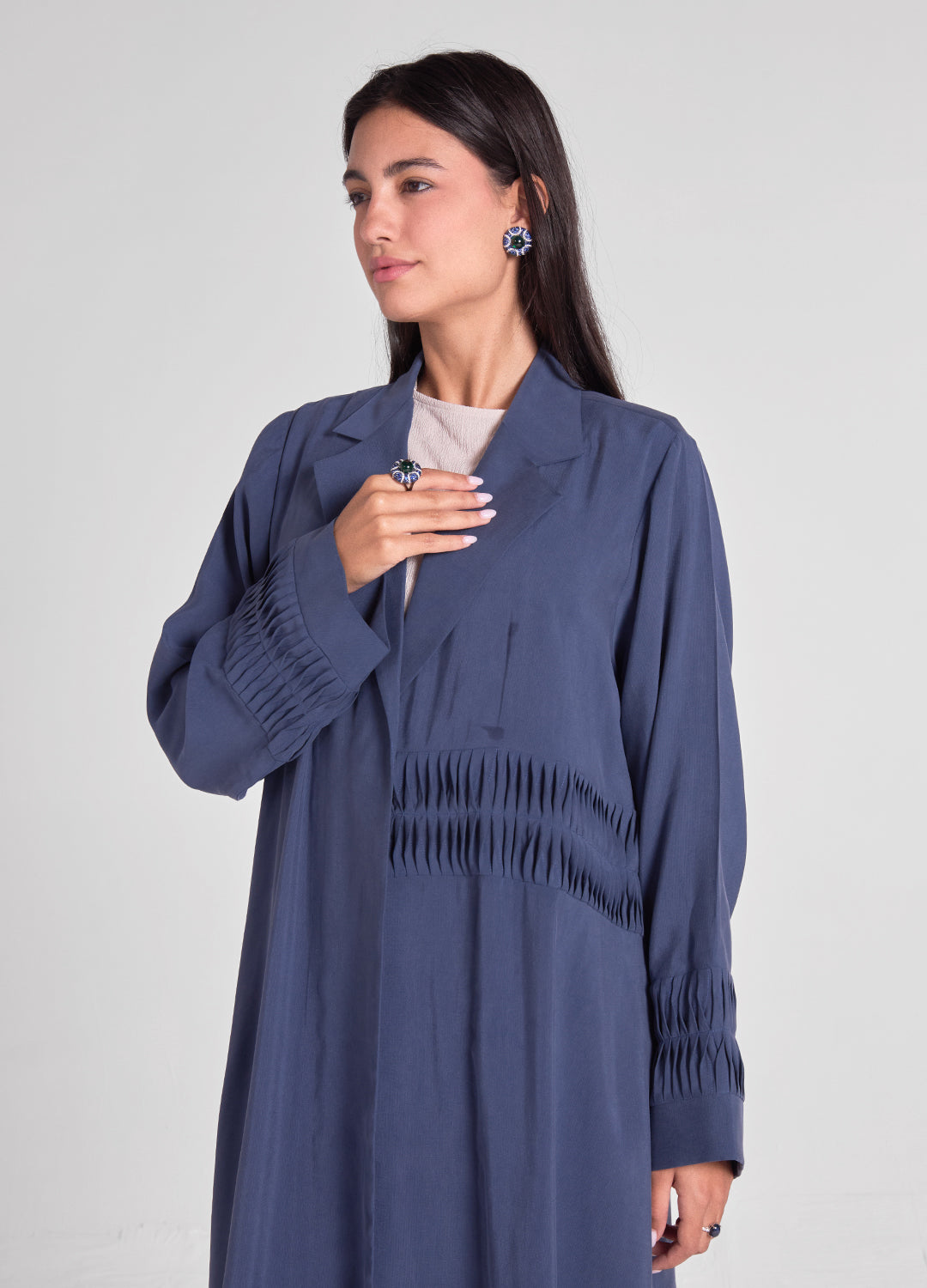 Amalia Abaya — Navy Blue