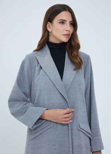 Abaya Coat — Gray