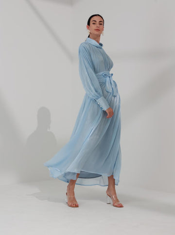 Arona Dress — Baby Blue