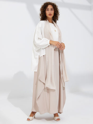 Shasa Dress — Dark Beige