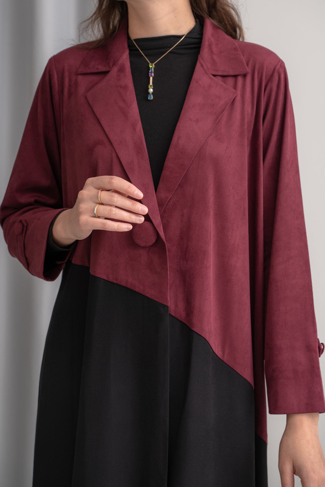 Russet X Black Abaya