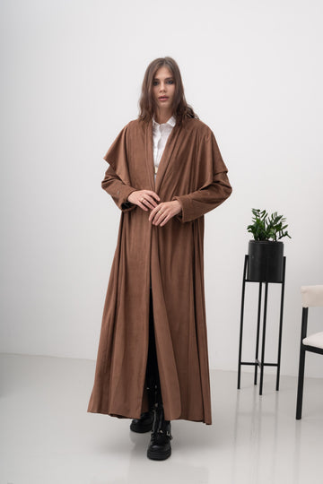 Butterfly Abaya - Camel