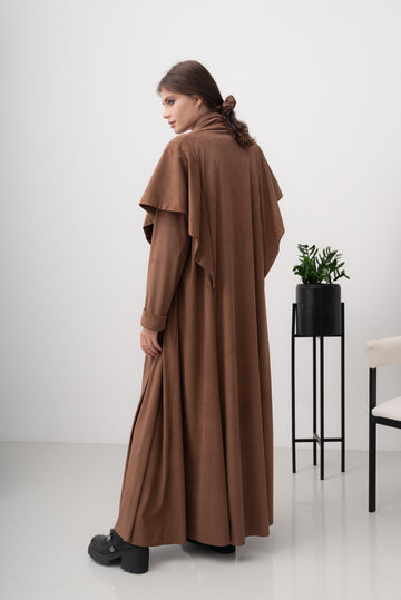 Butterfly Abaya - Camel