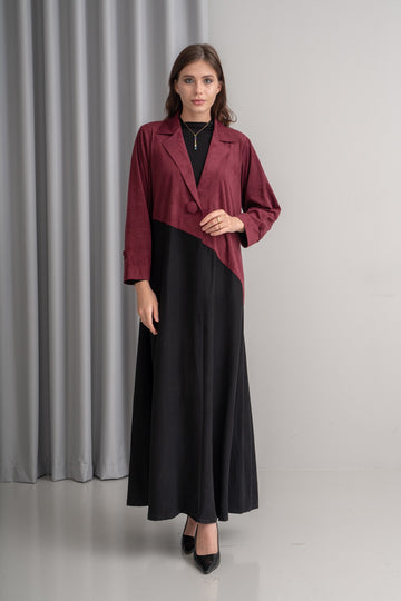 Russet X Black Abaya
